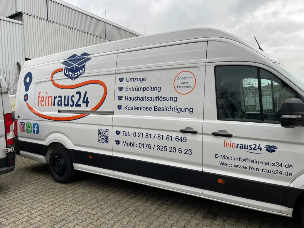 Transporter für Umzug & Entrümpelung -feinraus24